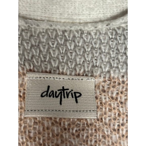 Daytrip Duster Cardigan Sweater Knit Flyaway Open Front Colorblock Multicolor XS - Picture 5 of 9